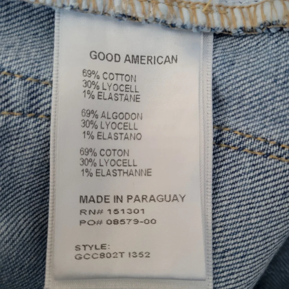 Good American Good Legs Women's Jeans. Style GLDV73CET size 10/30. Waist 28" - Picture 10 of 12